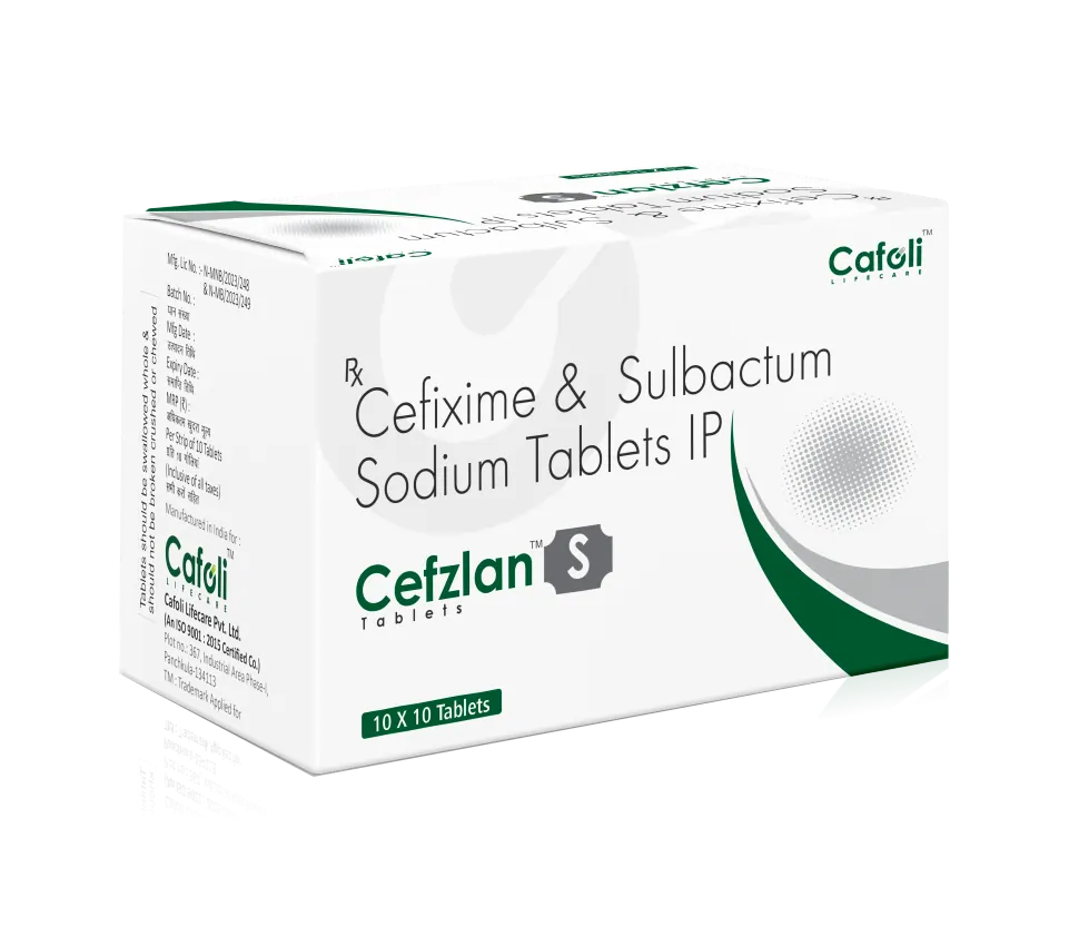 Cefixime 200mg + Sulbactam 150mg Tablet at the best price in PCD Pharma Franchise for Bacterial infections.